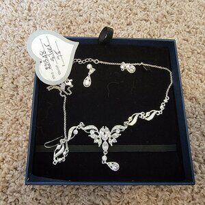 Brand New in Box - Bridal Wedding Necklace and Earring Set - Bridal Classics Inc